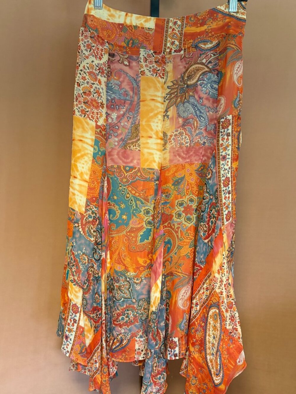 Ralph Lauren Patchwork Paisley Maxi Skirt - Women's 12